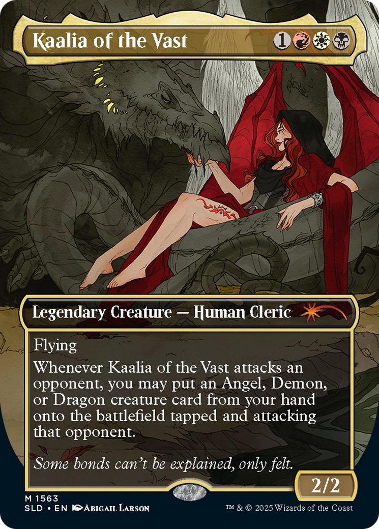 Kaalia of the Vast (SLD-1563) - Secret Lair Drop (Borderless) | Grognard Games