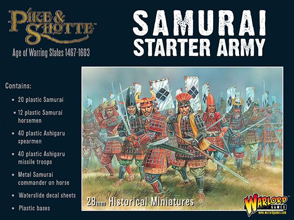 Wars of the Samurai - Pike & Shotte - Samurai Starter Army | Grognard Games