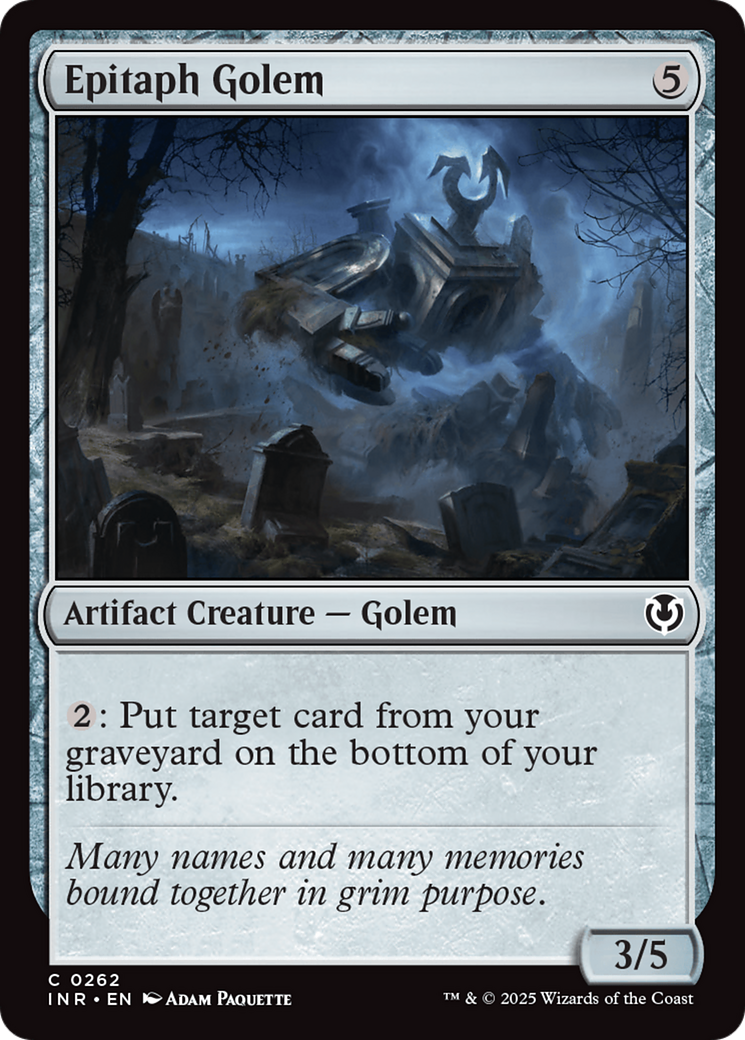 Epitaph Golem [Innistrad Remastered] | Grognard Games