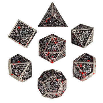 Forged Gaming Dragon Scale Dragon Slayer Set of 7 Metal Dice | Grognard Games