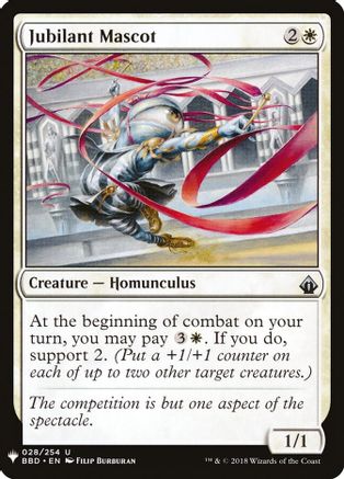 Jubilant Mascot (LIST-028) - The List Reprints | Grognard Games
