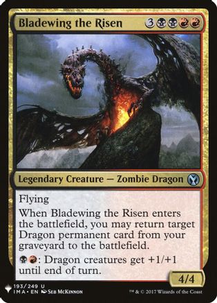 Bladewing the Risen (LIST-193) - The List Reprints | Grognard Games