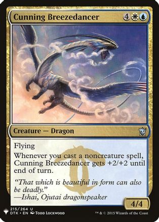 Cunning Breezedancer (LIST-215) - The List Reprints | Grognard Games