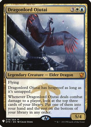 Dragonlord Ojutai (LIST-219/264) - The List Reprints | Grognard Games