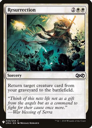 Resurrection (LIST-030) - The List Reprints | Grognard Games