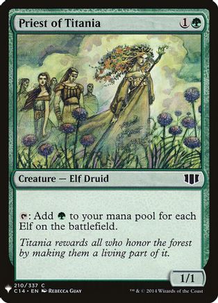 Priest of Titania (LIST-210) - The List Reprints | Grognard Games