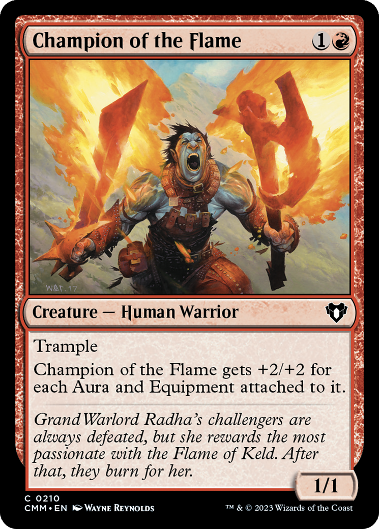 Champion of the Flame [Commander Masters] | Grognard Games