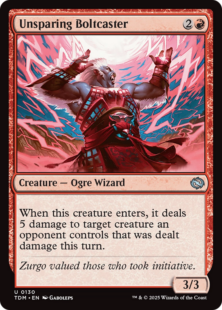 Unsparing Boltcaster [Tarkir: Dragonstorm] | Grognard Games