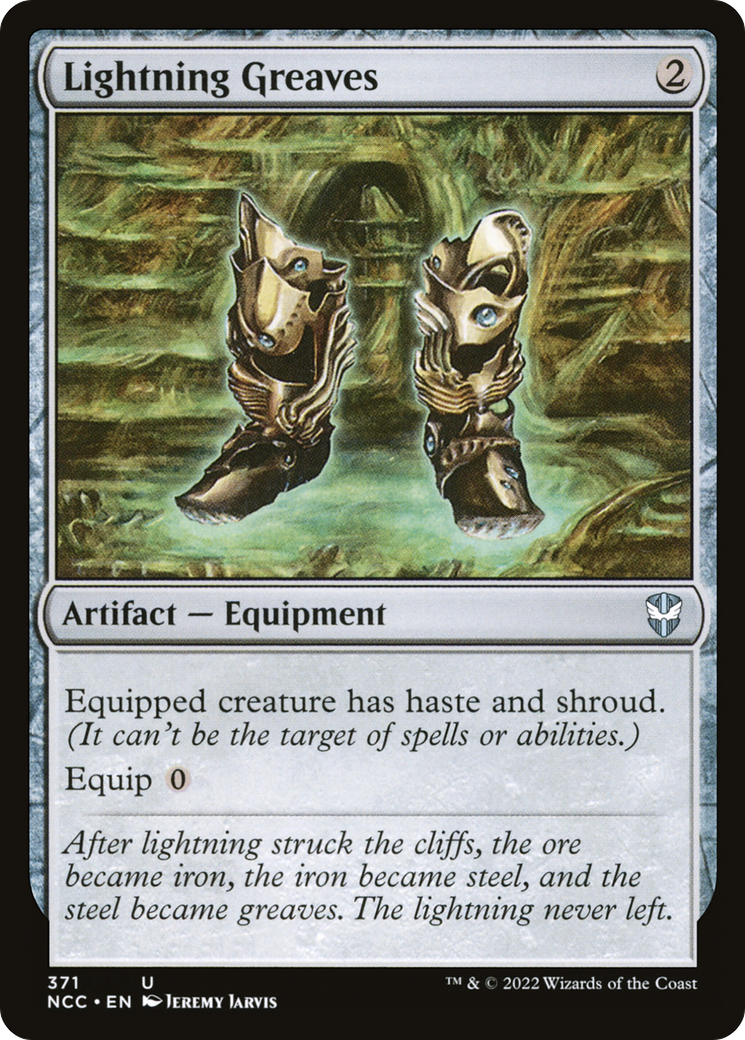 Lightning Greaves [Streets of New Capenna Commander] | Grognard Games