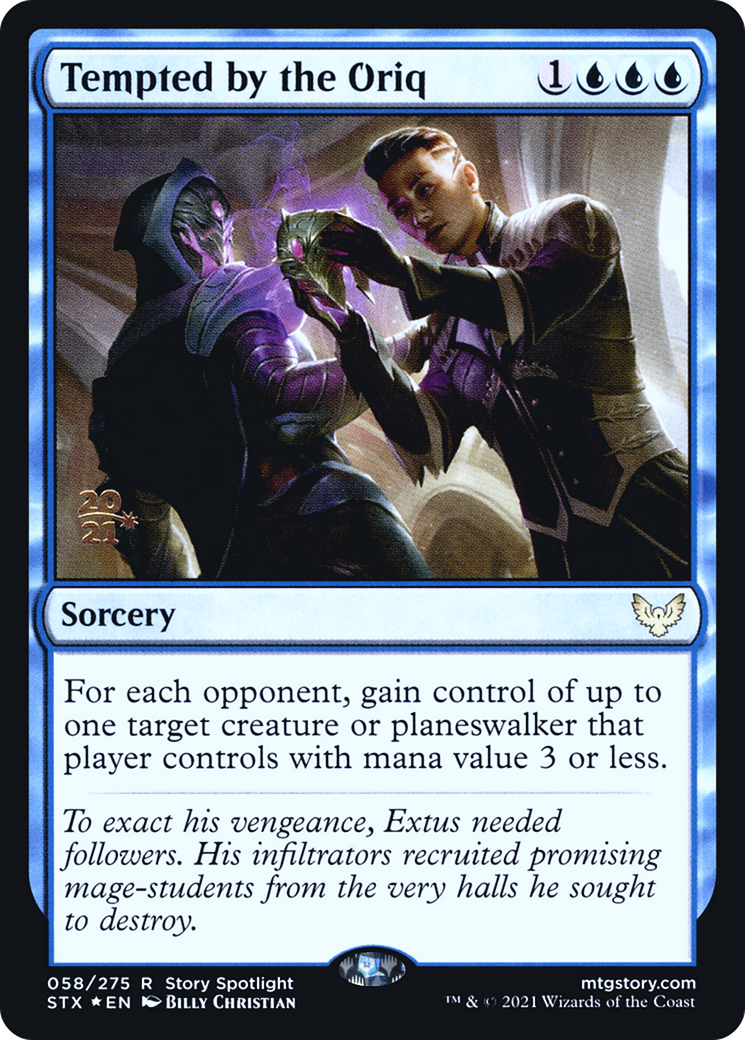 Tempted by the Oriq [Strixhaven: School of Mages Prerelease Promos] | Grognard Games