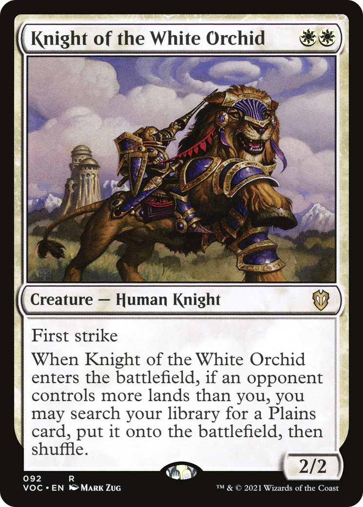 Knight of the White Orchid [Innistrad: Crimson Vow Commander] | Grognard Games