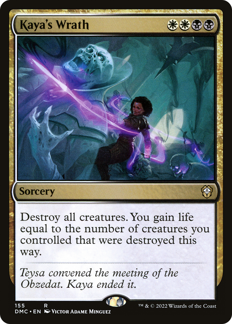 Kaya's Wrath [Dominaria United Commander] | Grognard Games