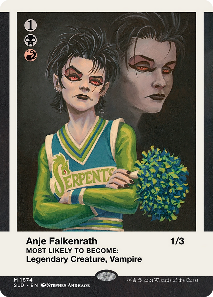 Anje Falkenrath // Anje Falkenrath (SLD-1874) - Secret Lair Drop (Borderless) Foil | Grognard Games