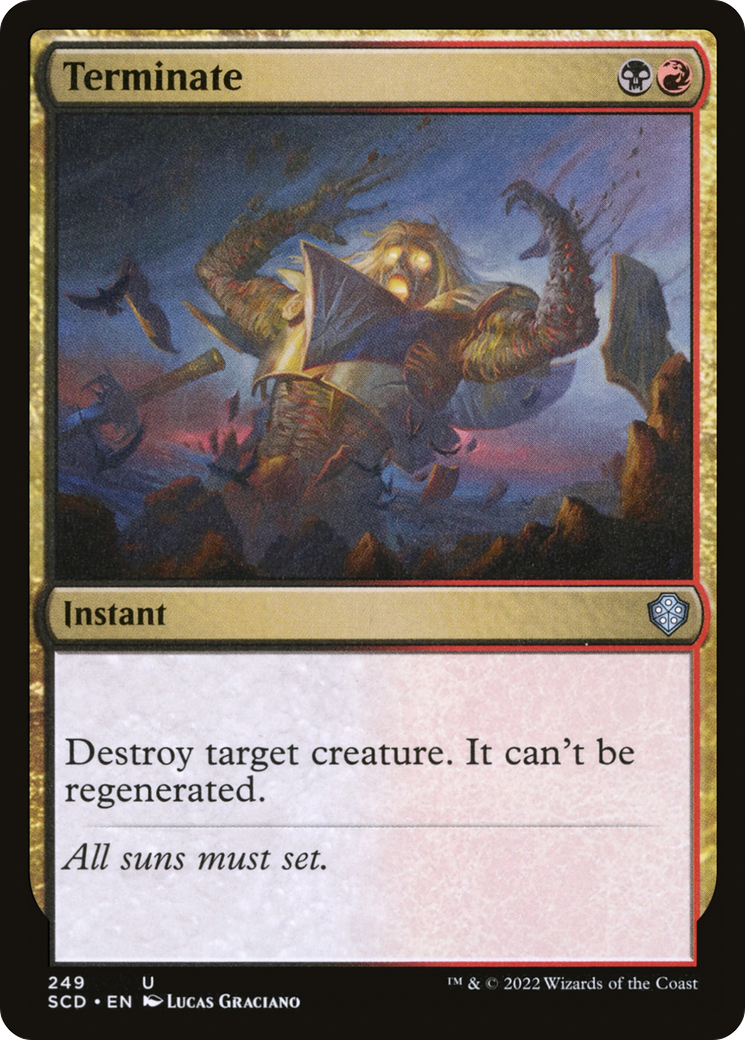 Terminate [Starter Commander Decks] | Grognard Games