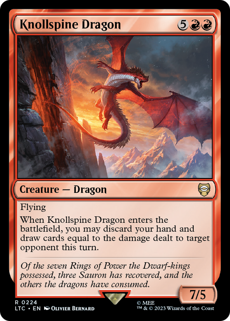 Knollspine Dragon [The Lord of the Rings: Tales of Middle-Earth Commander] | Grognard Games