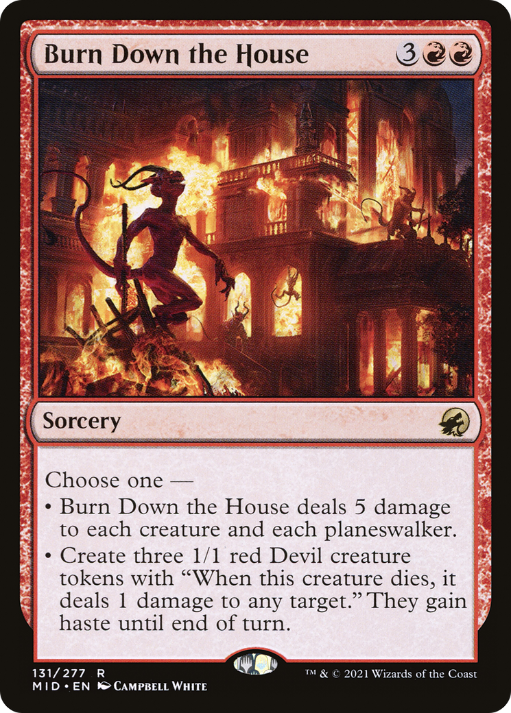 Burn Down the House [Innistrad: Midnight Hunt] | Grognard Games