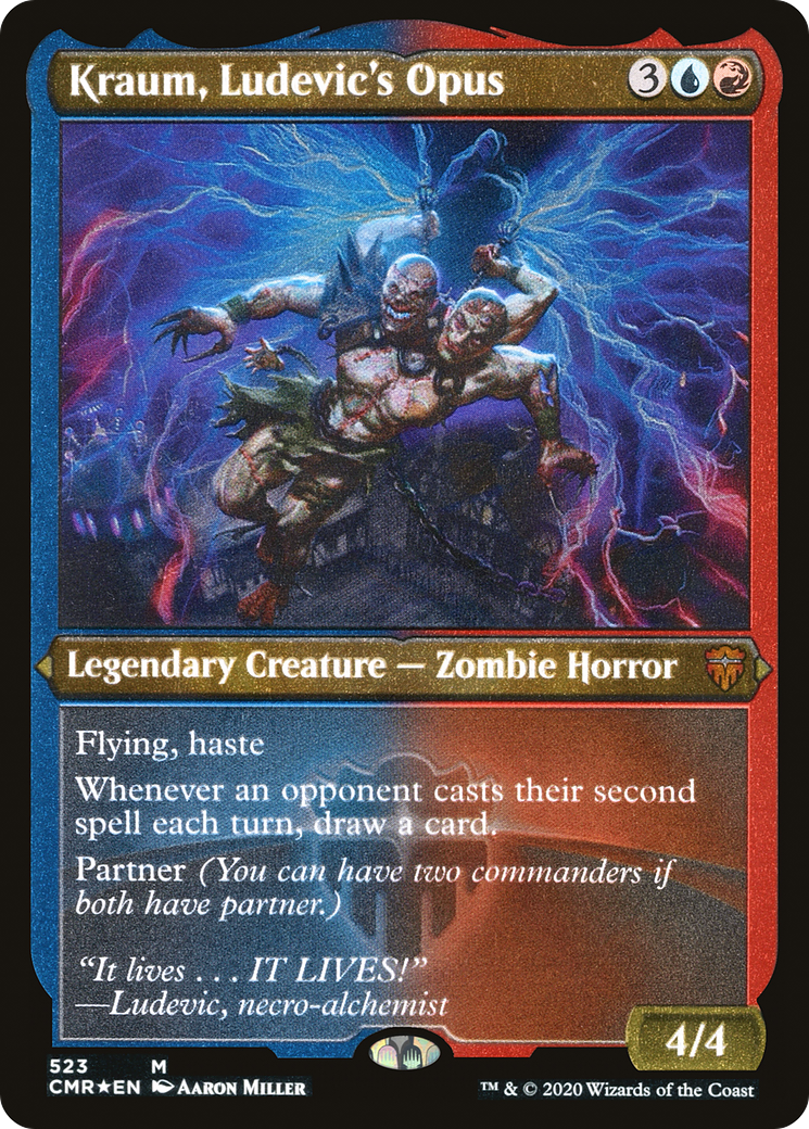 Kraum, Ludevic's Opus (Etched) [Commander Legends] | Grognard Games