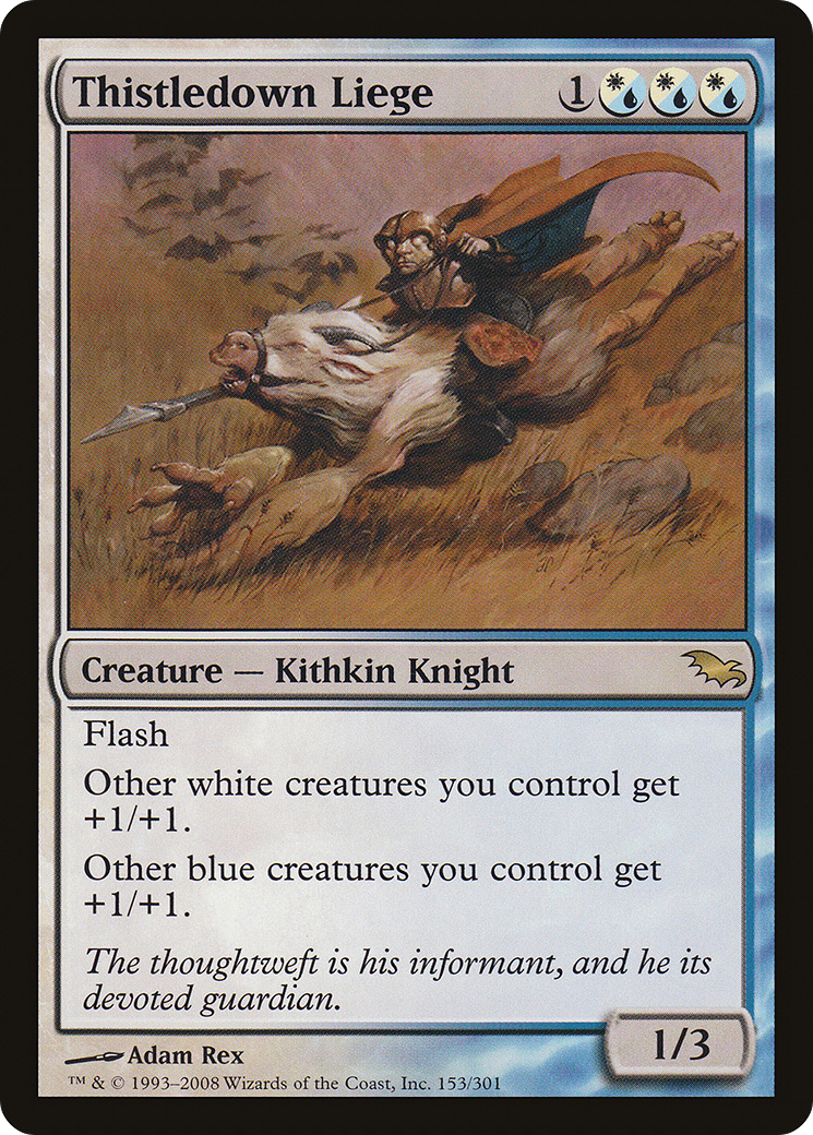 Thistledown Liege (SHM-153) - Shadowmoor Foil | Grognard Games