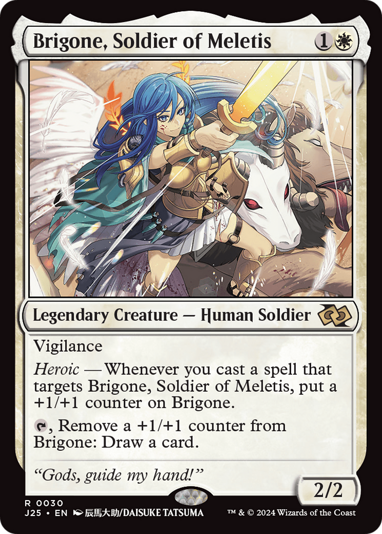 Brigone, Soldier of Meletis (Anime) [Foundations Jumpstart] | Grognard Games
