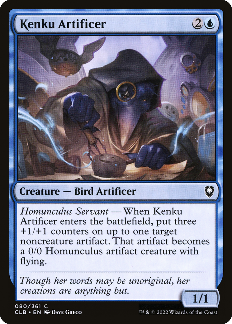 Kenku Artificer [Commander Legends: Battle for Baldur's Gate] | Grognard Games