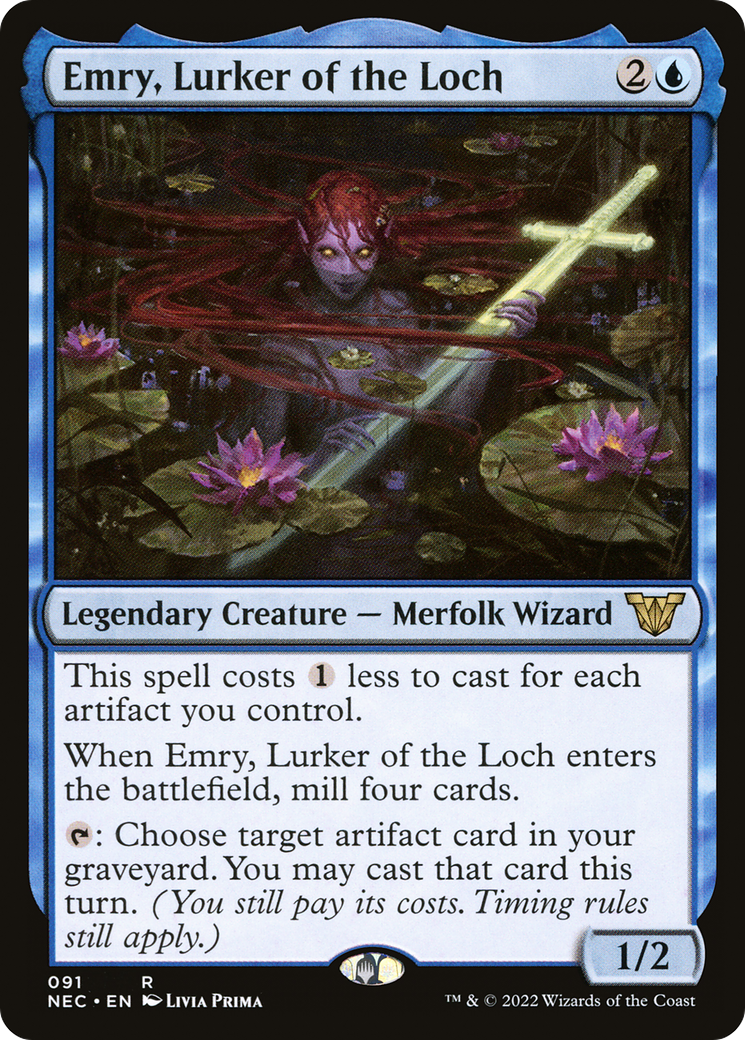 Emry, Lurker of the Loch [Kamigawa: Neon Dynasty Commander] | Grognard Games