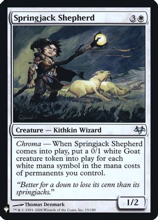 Springjack Shepherd (LIST-15/180) - The List Reprints | Grognard Games