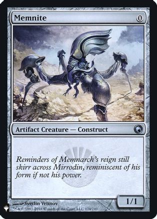 Memnite (LIST-174) - The List Reprints Foil | Grognard Games