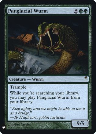 Panglacial Wurm (LIST-116) - The List Reprints Foil | Grognard Games