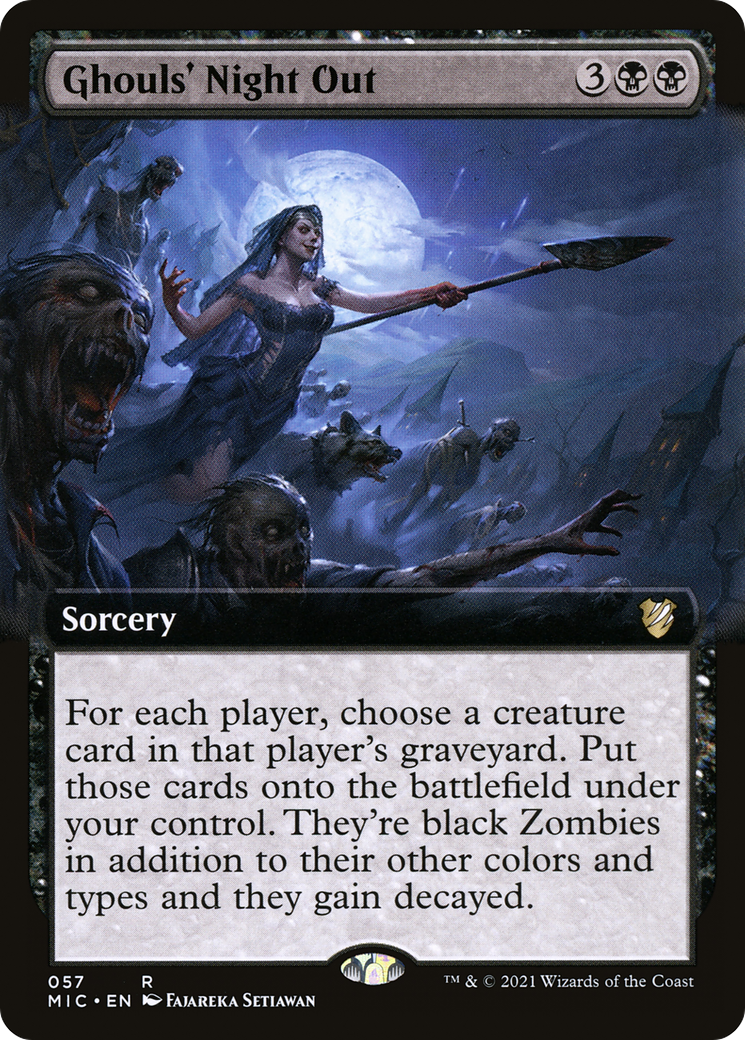 Ghouls' Night Out (Extended) [Innistrad: Midnight Hunt Commander] | Grognard Games