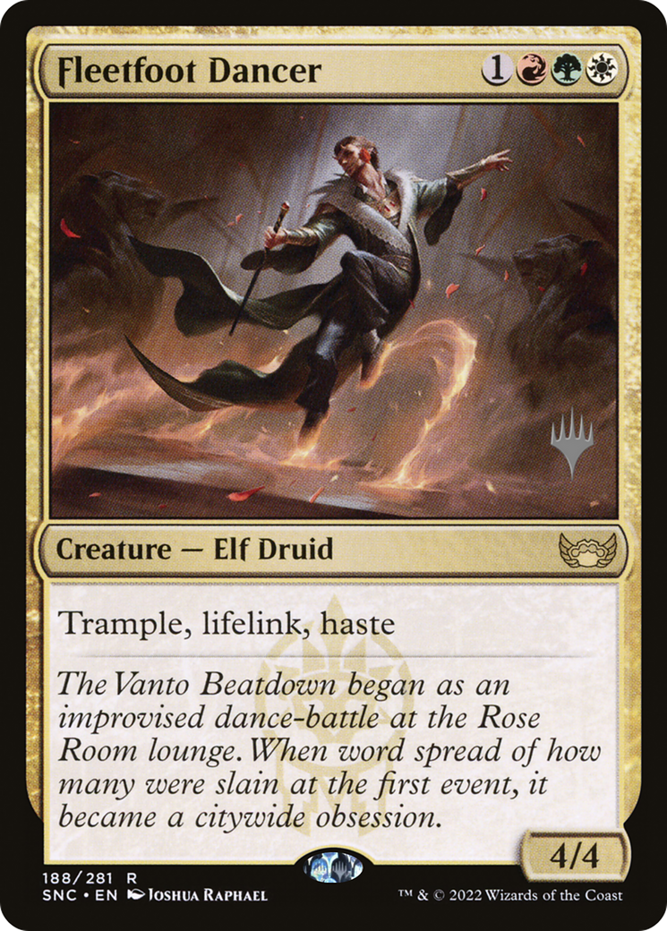 Fleetfoot Dancer (Promo Pack) [Streets of New Capenna Promos] | Grognard Games