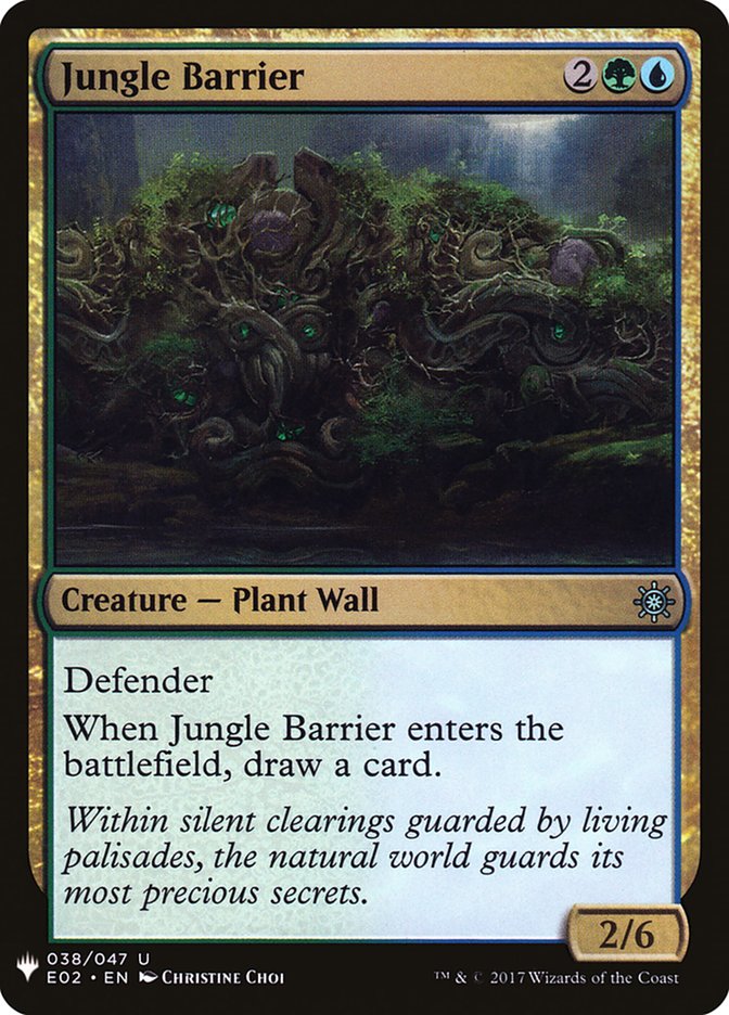 Jungle Barrier [Mystery Booster] | Grognard Games