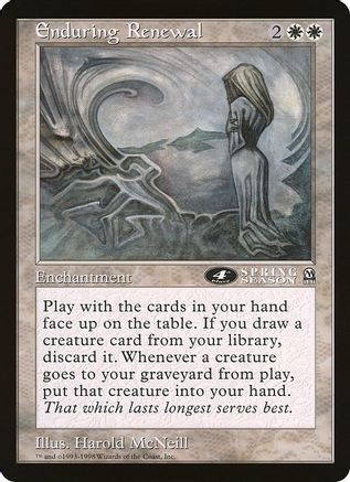 Enduring Renewal (4th Place) (Arena League) (OVER-) - Oversize Cards | Grognard Games