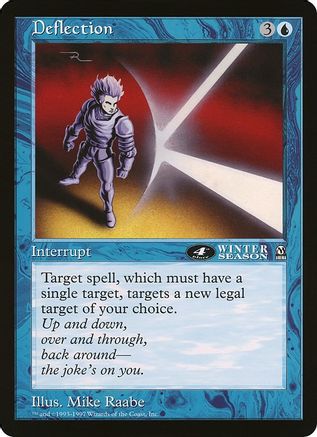 Deflection (4th Place) (Arena League) (OVER-) - Oversize Cards | Grognard Games