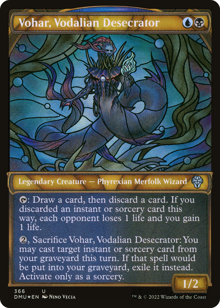 Vohar, Vodalian Desecrator (Showcase Textured) [Dominaria United] | Grognard Games