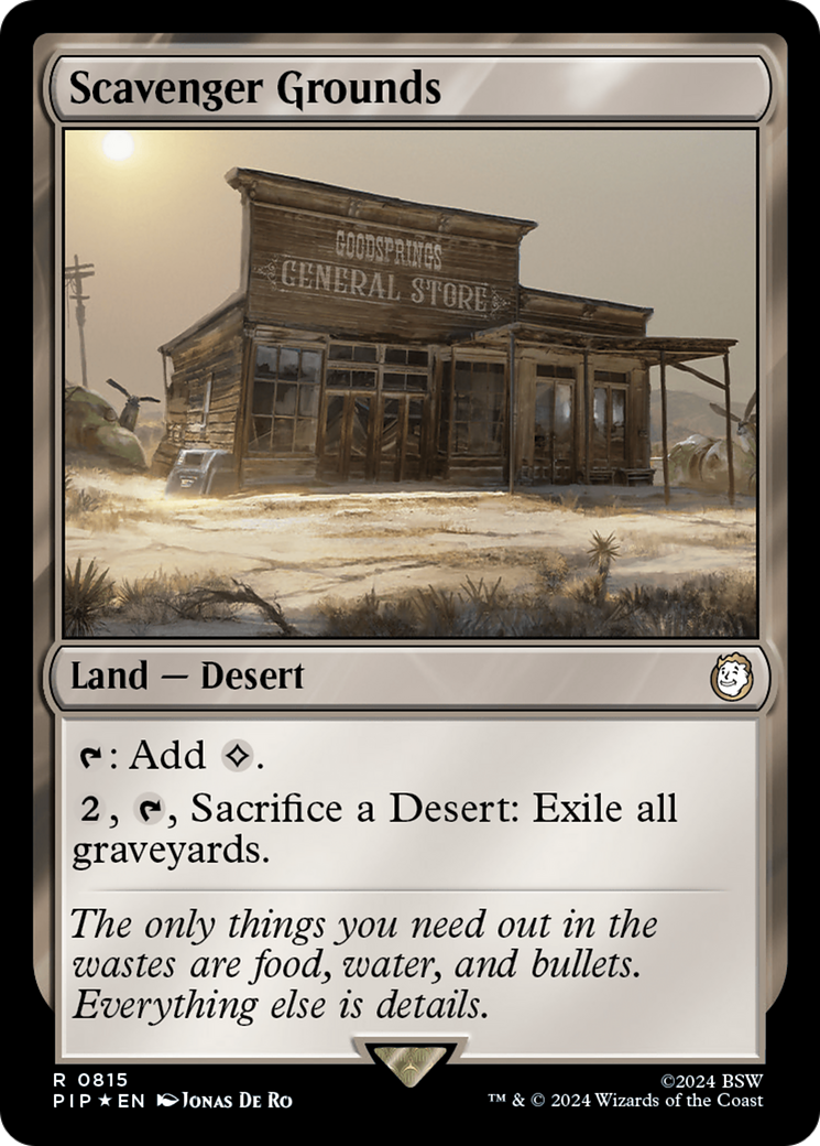 Scavenger Grounds (Surge Foil) [Fallout] | Grognard Games