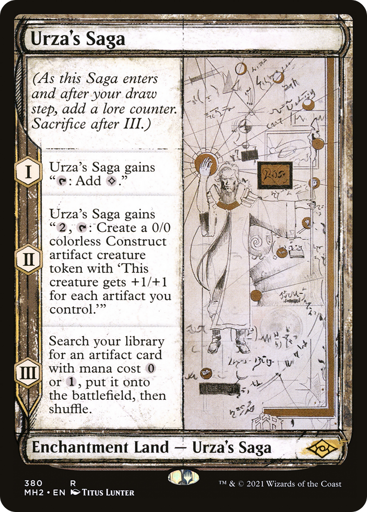 Urza's Saga (Sketch) [Modern Horizons 2] | Grognard Games