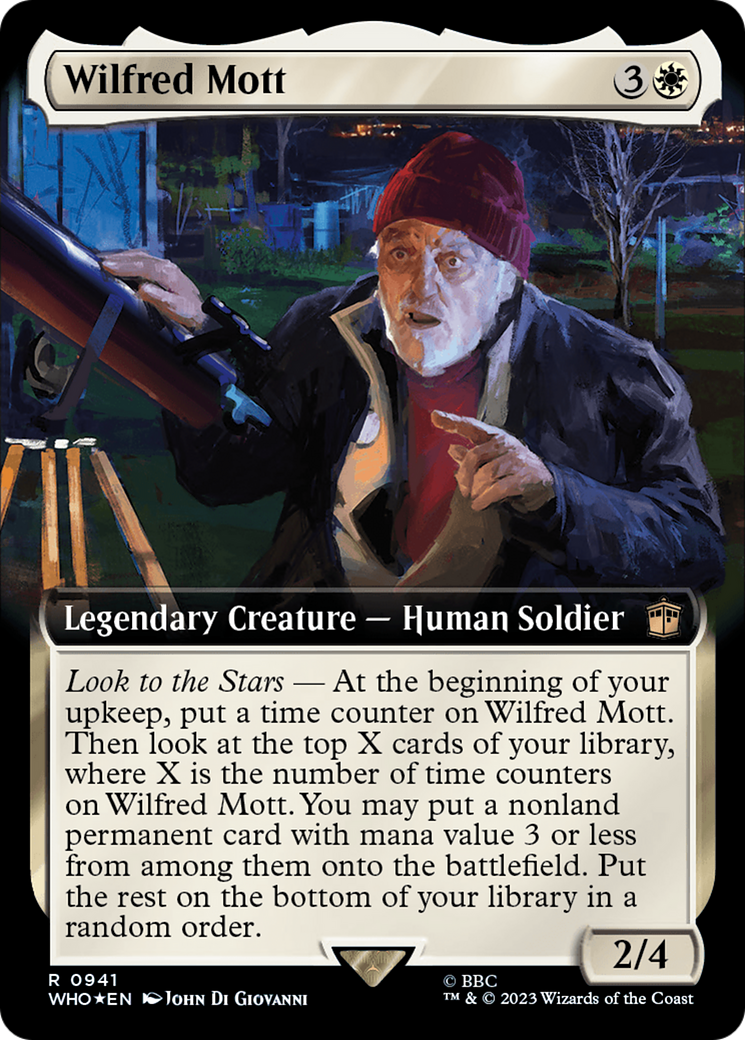 Wilfred Mott (Extended Art) (Surge Foil) [Doctor Who] | Grognard Games