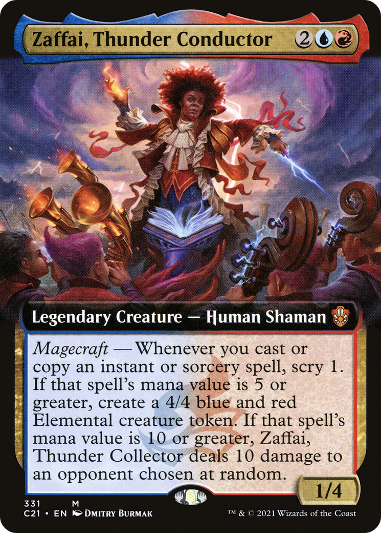 Zaffai, Thunder Conductor (Extended) [Commander 2021] | Grognard Games