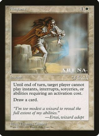 Abeyance (Arena League) (OVER-) - Oversize Cards | Grognard Games