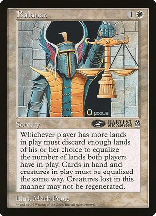 Balance (2nd place) (Arena League) (OVER-) - Oversize Cards | Grognard Games
