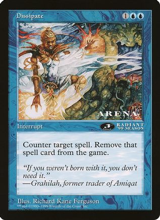Dissipate (3rd Place) (Arena League) (OVER-) - Oversize Cards | Grognard Games