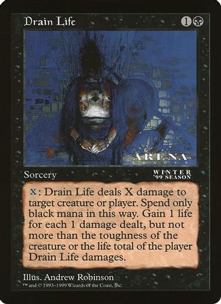 Drain Life (Arena League) (OVER-) - Oversize Cards | Grognard Games