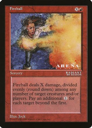 Fireball (Arena League) (OVER-) - Oversize Cards | Grognard Games
