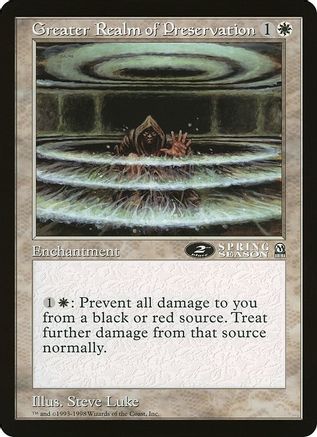 Greater Realm of Preservation (2nd Place) (Arena League) (OVER-) - Oversize Cards | Grognard Games