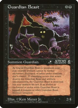 Guardian Beast (3rd Place) (Arena League) (OVER-) - Oversize Cards | Grognard Games