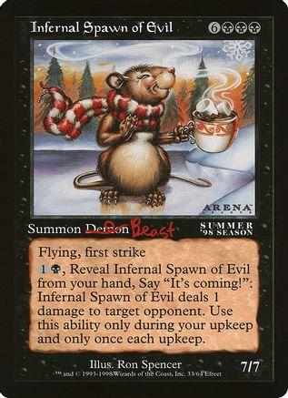 Infernal Spawn of Evil (Arena League) (OVER-) - Oversize Cards | Grognard Games