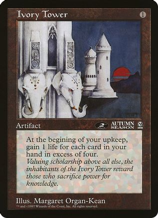Ivory Tower (2nd Place) (Arena League) (OVER-) - Oversize Cards | Grognard Games