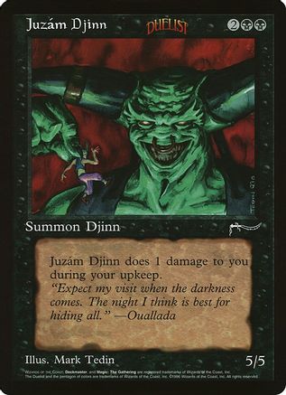 Juzam Djinn (Arena League) (OVER-) - Oversize Cards | Grognard Games