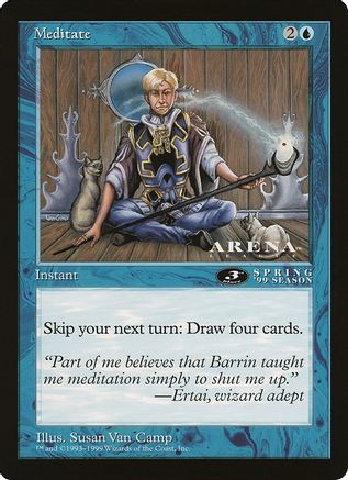 Meditate (3rd Place) (Arena League) (OVER-) - Oversize Cards | Grognard Games
