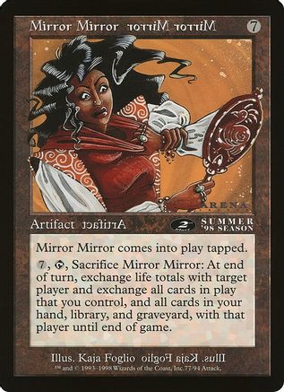 Mirror Mirror (2nd Place) (Arena League) (OVER-077) - Oversize Cards | Grognard Games
